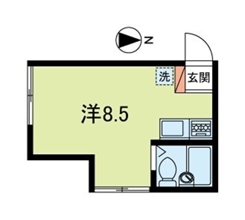 新井薬師前駅 徒歩15分 1階の物件間取画像